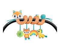 Fbinys Baby Car Seat Toy, Baby Vehicle Seat Rattles, Pram Activity, Carseat Mobile, Toddler Sensory Development Activities for Babies 0-3 Years, 11.81x9.84x2.36 Inches