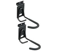 Fbinys Bike Rack Wall Mount, Heavy-Duty Metal Organizer, Space-Saving Storage Brackets, Multifunctional Hook Design with Indoor Bike Holder for Garage, Apartment, Bathroom, 6.69x5.12x3.94 inches