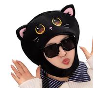 Fbinys Cartoon Hat, Funny Stuffed Animal Headgear, Warm Cosplay Accessories, Cute Party Photo Props, Soft Material, Ideal for Kids, Girls and Boys, 11.81x13.78 inches