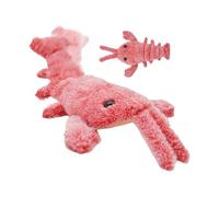Fbinys Cat Interactive Toy | Plush Electric Lobster Pet Toy | Realistic Rechargeable Stuffed Lobster | Reduces Indoor Boredom for Dogs and Cats, Ideal for Living Room or Backyard