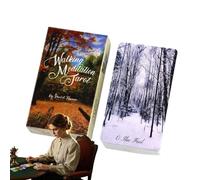 Fbinys Classic Tarot Deck, Adult Party Cards, Clear Printed Tarots Cards with Meaning Guide, Reusable Fortune-Telling Playing Deck, Portable Tarot Game for Lovers, Friends, and Colleagues