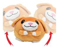 Fbinys Cute Plush Dog Ball, Squeaker Chew Toys, Fuzzy Animal Toy for Puppies and Dogs, Soft Durable Pet Plaything for Teeth, Interactive Fun Gadget, Bite Resistant Toy for Small to Large Breeds