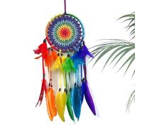 Fbinys Dream Catcher Wall Decor,Feather Wall Dream Catcher - Handmade Dream Catcher, Multipurpose Ornament For Living Room, Bedroom