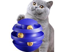 Fbinys Fun Cat Toy, Three Tier Ball Track, Rolling Exercise with Interactive Feature, Multi-Level Entertainment Toy, Kitty Playset with Funny Design, Pet Activity for Home and Furniture