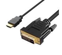 Fbinys HD Multimedia Interface to DVI Cable 59 Inch High Speed Bidirectional Adapter Cord, Gold Plated 1080P Video Cable for Computer Monitor Graphics Card Projector and Game Console