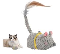 Fbinys Interactive Cat Toy - Smart Automatic Moving Mice, Kitten Boredom Exerciser with Rechargeable Battery, Motion Activated Mouse, Exercise Game for All Kitten Breeds, Fun Play Accessory