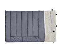 Fbinys Large Dog Bed, Foldable Dog Bed, Portable Beds with Pillow, Comfortable Easy to Fold and Carry for Camping, Hiking, Backpacking, Travel, 43.31x27.56 Inches, 1000g, Gray