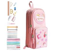 Fbinys Mini Pen Pouch, Portable Pencil Case Backpack, Large Capacity School Stationery Bag, Cute Organizer with Secure Zipper, Versatile Pen Storage Bag with Stylish Design, Pencil Holder for Girls