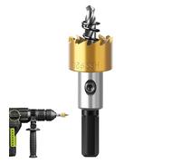 Fbinys Sierra perforadora para metal, perforadora de acero de alta velocidad - Escariador de de sierra con broca,Abridor de agujeros de acero de alta velocidad para metal, cobre