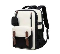 Fbinys Travel Backpack, Waterproof College Bookbag, Sturdy Computer Compartment with Casual Design, Multipurpose Daypack for School, Work, Women, Men, 16.93x11.81x7.09 inches