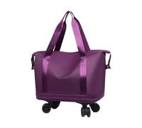 Fbinys Travel Duffel Bags, Rolling Suitcase Luggage Pack, Lightweight Scratch-Resistant with Wheels, Wet and Dry Separation Compartment for Outdoor Travels 15.6 Inch