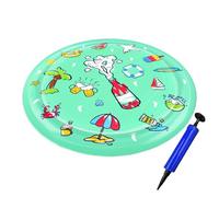 Fbinys Water Play Mat, Pet Cooling Cushion, Thickened Non-Slip Design with Splash-Resistant, Cat Splash Pad for Toddler, Dogs, Cats, Playground, Outdoor, Indoor, 39.37 Inches