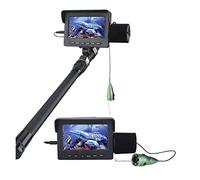 FBJAMZ Buscador de Peces ultrasónico Video Buscador de Peces Monitor LCD IPS de 4.3 Pulgadas Cable de 15 m Kit de cámara de Pesca de visión Nocturna LED para cámara de Pesca
