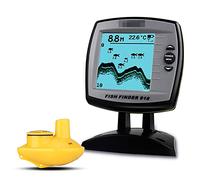 FBJAMZ Kit de cámara de Pesca submarina portátil Buscador de Peces Sonar inalámbrico Profundidad 125KHz Sonar Frecuencia Buscador de Peces Sonda de Barco Detecta