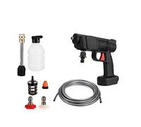 FBJAMZ Limpiadora de Alta presión inalámbrica de 30 Bares, Pistola de Agua pulverizada, máquina de Lavado de Autos, Dispositivo de Limpieza automático, Potente y sin Cables.