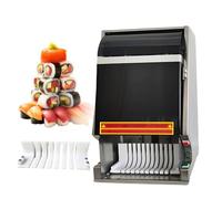 FBJAMZ Máquina cortadora automática de Sushi Enrollable, con Cuchilla de Acero Inoxidable, para Uso en buffets y Banquetes.