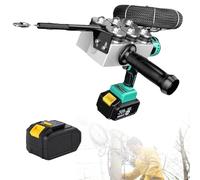 FBJAMZ Máquina eléctrica para Tirar Cables, instalación eléctrica sin Esfuerzo, Extractor de Cables automático, soluciones de cableado rápidas y eficientes. (1xBattery)