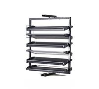 FBJAMZ Organizador de Estante de Zapatos Giratorio de Metal de 360 ° para Armario de Zapatos, Organizador de Estante Vertical para Armario de Dormitorio pequeño (6 Floors)