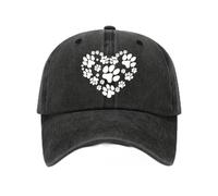 FBKKFCL Gorra de béisbol con Estampado de Garras de Amor, Tapa Retro Ligera y Lavable, Ajustable Tanto para Hombres como para Mujeres