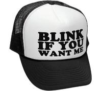 FBKKFCL Parpadea SI Quieres ME - Sombrero de Camionero de Estilo Retro