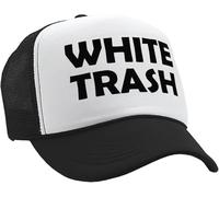 FBKKFCL White Trash - Broma Divertida de paletos - Gorra de Camionero Vintage Retro