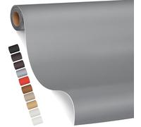 FBKOQKU Cuero Adhesivo Parches, 100x200cm, Parches de Cuero Adhesivos Polipiel para Tapizar, Sofá, Asiento de Coche, Muebles, Chaquetas (Gris Oscuro)
