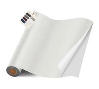 FBKOQKU Cuero Adhesivo Parches, 40 x 400 cm Cuero Adhesivo Para Tapizar, Parches de Cuero Adhesivos Polipiel Adhesiva para Sofá, Asiento de Coche, Muebles, Chaquetas（Plano Marfil blanco）