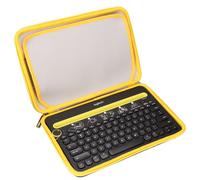 FBLFOBELI Estuche de transporte duro EVA para teclado inalαmbrico multidispositivo Logitech K480 bolsa de almacenamiento de viaje protectora a pr
