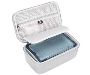 FBLFOBELI Funda rígida de almacenamiento de EVA compatible con impresora fotográfica Liene M100 de 4 x 6 pulgadas, bolsa protectora portátil de viaje (solo funda) (gris)