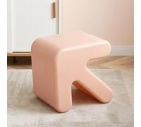 FBNMG Taburete Creativo de Zapatos de Tiro con Arco, Taburete Cuadrado Pequeño de PP, Mesa Auxiliar Reposapiés Multifuncional para Dormitorio Estar Balcón Entrada Dormitorio