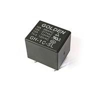 FBPQRCONS 5PCS Golden Relays GH-1C-5L GH-1C-12L GH-1C-24L 5PIN 10A 250VAC 5VDC 12VDC 24VDC Power Relay (Size : GH-1C-24L 24VDC)