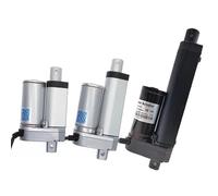 FBPQRCONS Motor eléctrico de actuador lineal, 12 V CC, 50 mm, 30 mm, 100 mm, 24 V, abridor de ventanas 100N300N500N700N1000N1200N1500N (blanco 100 mm, 12 V, 100 N, 60 mm)
