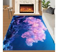 FBRUIEG Alfombra con diseño de árbol de la vida, diseño de árbol de mitología nórdica, decoración del hogar, alfombra de interior lavable a máquina, para dormitorio, habitación infantil, sofá, menos