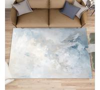 FBRUIEG Alfombra de área abstracta con diseño de garabatos, alfombra antideslizante para dormitorio, sofá, debajo de la sala de estar, decoración del hogar, 100 x 150 cm