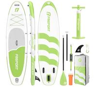FBSPORT Tabla Paddle Surf Hinchable 335cm, Sup Board con 15cm de Grosor Extra, 160 kg Capacidad de Carga, Juego Completo con Remo Ajustable, Bomba & Accesorios, Viajes de Yoga Surf
