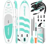 FBSPORT Tabla Paddle Surf Hinchable 335cm, Sup Board con 15cm de Grosor Extra, 160 kg Capacidad de Carga, Juego Completo con Remo Ajustable, Bomba & Accesorios, Viajes de Yoga Surf