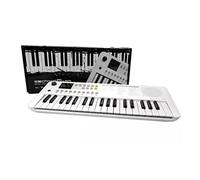 FBT E-Chord SK37 - Teclado digital mini (37 teclas, 32 voces, 100 sonidos, USB y MIDI), color blanco