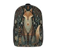FBuey Mochilas Escolar,3D Floral And Bosque Patterns Impreso,Bolsas De Niños Estudiantes De Primaria Y Secundaria 17inch