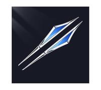 FBVVYTK Coche Emblemas, para Toyota CHR 2016-2022 Y es Resistente Al Agua y Al óxido Resistente Al Desgaste Duradero Al Calor Y la,A