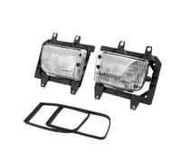 Fbxmjoa Conjunto Lámpara Antiniebla Faros Antiniebla Delanteros Con Lente De Plástico Amarillo Para Serie 3 E30 Sedán 1985-1993 Faros Antiniebla(Clear)
