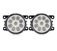 Fbxmjoa Conjunto Lámpara Antiniebla Luz Antiniebla LED Para Coche 8000 Lm 30 W 12 V Para Mitsubishi Para Colt Para Triton Para ASX 2006-2015 Faros Antiniebla(9 Led Yellow)