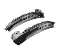 Fbxmjoa Espejo Retrovisor Intermitente Secuencial Intermitentes LED Dinámicos Para Espejo Retrovisor Lateral Para A3 8V S3 RS3 2013 2014 2015 2016 2017 2018 2019 2020(Smoked black)