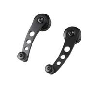 Fbxmjoa Regulador Ventana Manija de elevalunas manual de aleación de aluminio negro de 2 piezas para VW para Beetle (1968-1979) Mecanismo elevalunas