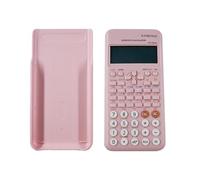 FC-570ES PLUS - Calculadora científica con 417 funciones, 10+2 pantallas para suministros de regreso a clases, estudiantes, profesores, negocios, oficina, hogar (rosa)
