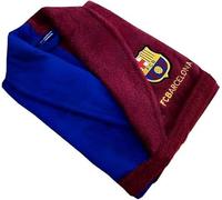 FC Barcelona Albornoz Oficial, 100% Algodón, 400g/m², Burdeos y Azul, Tallas Infantil y Adulto (FR/ES, Edad, 6 años, 8 años, Barcelona)