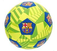 ColorBaby 77615 FC Barcelona balón de fútbol Playa, Talla 5, Neopreno Ligero, diseño Oficial con Escudo, Resistente al Agua y Arena, tamaño 21 cm, óptimo para Exteriores