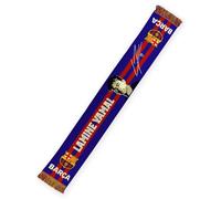 FC Barcelona Bufanda Oficial Lamine Yamal - Producto Licenciado con Firma y Escudo - Aficionados Barça