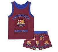 FC Barcelona - Calzoncillos de Estilo bóxer y Camiseta de Tirantes - para niños - Producto Oficial - 6-7 años