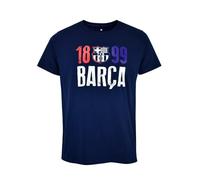 FC Barcelona Camiseta algodón diseño 1899 Aged con Licencia - Adulto Unisex Talla XXL