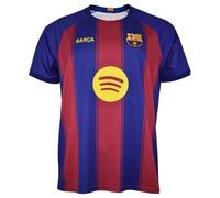 FC Barcelona Camiseta Blaugrana Primera Equipación Adulto Temporada 25/26, Réplica Oficial Lewandowski, Unisex, Talla S, Poliéster